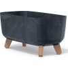 Prosperplast Kvetináč GRACIA CASE BETON EFFECT DGCL400E 39cm antracit