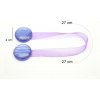 Magnetická spona na závesy M67 fialová