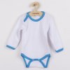 Dojčenské body New Baby s modro-tyrkysovým lemom - 80 (9-12m)