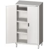 Skladová skříň křídlové dveře 800x700x1800 mm | STALGAST, 981527080 inox