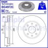 DELPHI Brzdový kotúč BG4972C