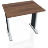 Pracovný stôl Flex, 80x75,5x60 cm, orech/kov