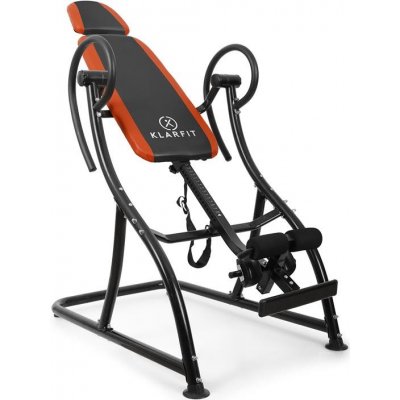KLARFIT Relax Zone Pro, inverzná lavica, nosnosť do 150 kg, červená (FIT6-RelaxZonePro)