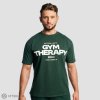 GymBeam Gym Therapy tričko, forest S