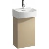 Laufen Sonar skrinka 38.7x24x60 cm závesná kúpeľňová skrinka pod umývadlo zlatá H4054810340401