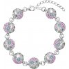 MSPERK Sakura strieborný dámsky náramok so Swarovski Crystals Ag 925/1000