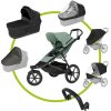 Akčný set Thule Urban Glide 3 Mist Green + korba + pláštěnka + moskytiéra + madlo + pláštěnka na korbu + moskytiéra na korbu