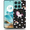 Picasee silikónový čierny obal pre Motorola Edge 60 Fusion - Unicorn hviezdne nebo
