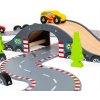 Bigjigs Rail Dřevěná autodráha závodní den