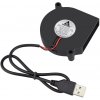 Dúchadlový ventilátor 60x60x15mm, 5V DC s USB konektorom