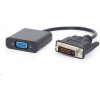 GEMBIRD Redukce DVI-D / VGA (M/F) černá A-DVID-VGAF-01