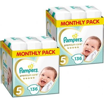 PAMPERS Premium Care 5 272 ks od 93,9 € - Heureka.sk