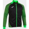 Joma Tréningová mikina ESSENTIAL II JACKET BLACK-FLUOR GREEN Veľkosť: 6XS