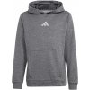 Detská mikina adidas, TRAINING HEATHER HOODIE KIDS tmavo sivá,sivá 164