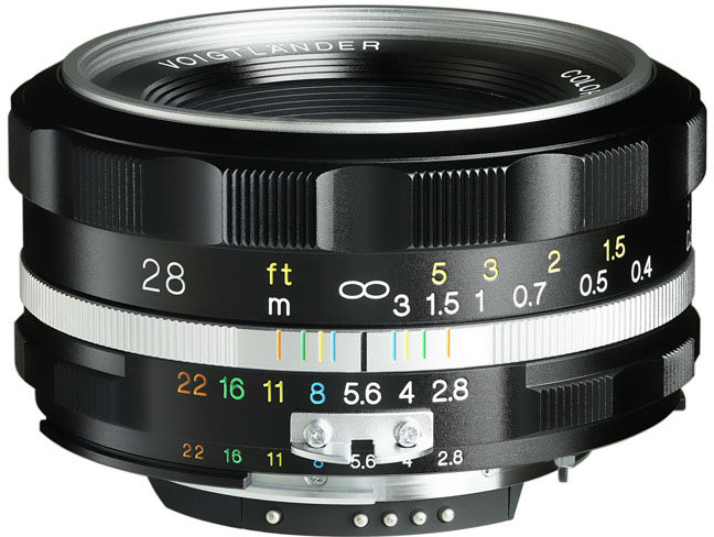 Voigtlander 28 mm f/2.8 SLII-S Color-Skopar Canon EF