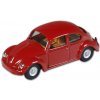Kovap Auto VW mikrobus T2 červený kov 12cm