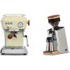 Ascaso Dream PID, Sweet Cream + Eureka Mignon Single Dose PRO, White & Oak
