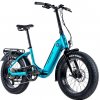 Skladací elektrobicykel Leader Fox CODY FAT BIKE, 2024-3, modrá