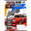 Zošit, A5, štvorčekový, 32 listov, COOL BY VICTORIA Race cars, 27 32