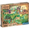 Príbeh Snehulienky mapa príbehu puzzle 1000 dielikov - Clementoni