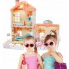Domček pre bábiky vila 2 poschodia s príslušenstvom + bábika Kinderlly