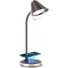 Immax | Immax 08971L - LED Stmievateľná stolná lampa FINCH LED/9W/12/230V hnedá/zlatá | IM1139
