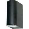 Searchlight 8008-2BK-LED OUTDOOR & Porche exteriérové ​​nástenné svietidlo GU10 2x3W 270 lm IP44