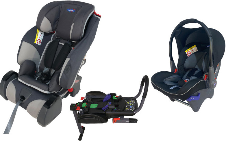 KLIPPAN Triofix 2023 Recline Match Race s isofix základňou a Dinofixom