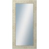 DANTIK - Zrkadlo v rámu, rozmer s rámom 50x100 cm z lišty PRAHA biela (2930)