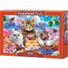 CASTORLAND Koťátka s květinami 500 dielov