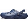 Dámska nazúvacia obuv Crocs, CLASSIC FUZZ LINED CLOG tmavo modrá, 36/37