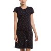 BENCH šaty - Printed Jersey Dress Bird & Heart Minimal With Pop. (P1463)