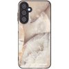 Picasee silikónový čierny obal pre Samsung Galaxy A25 A256B 5G - Cream marble