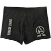 RockOff Pánske bavlnené boxerky Linkin park - čierne s logom Veľkosť: S
