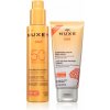 Nuxe Sun Nuxe Sun Melting Spray High Protection sprej na opaľovanie s vysokou UV ochranou 150 ml + Nuxe Sun After-Sun Hair And Body Shampoo sprchový gél po opaľovaní na telo a vlasy 100 ml