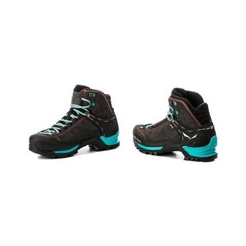 Salewa Topánky WS MTN Trainer MID GTX black/ virvidian green