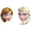 Party papierové masky Ľadové kráľovstvo Frozen - 6 ks