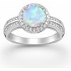 Strieborný prsteň s Opálom + Cubic zirconia 1479-1546