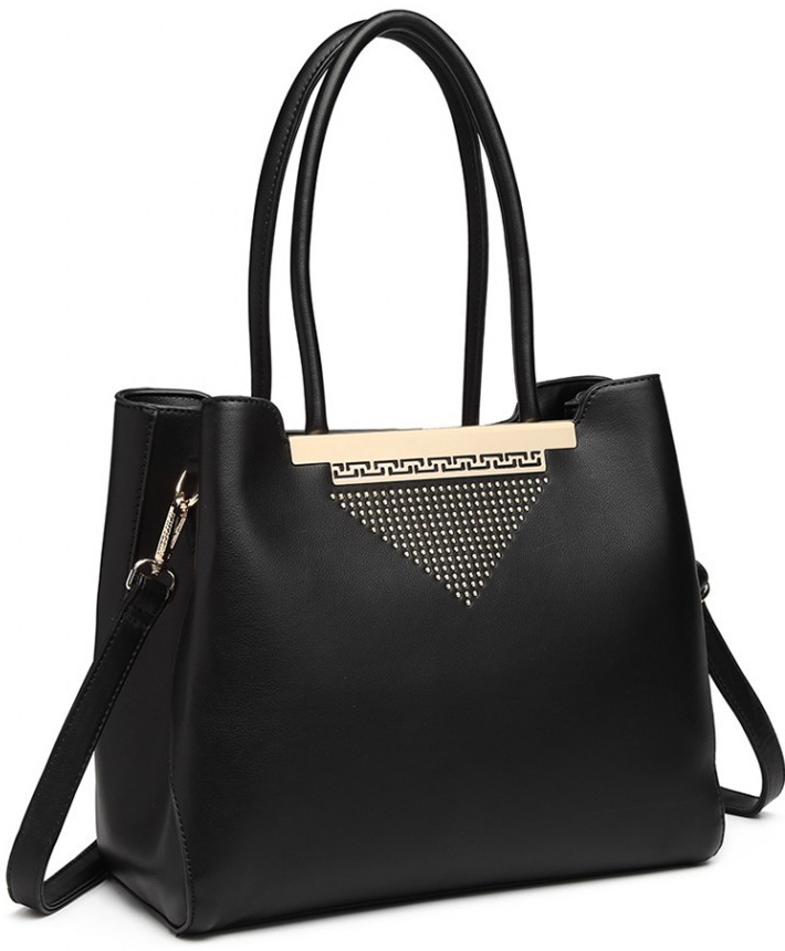 Miss Lulu Lulu Bags kabelka cez plece s trojuholníkovým detailom