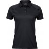 Tee Jays Dámske funkčné polo tričko - väčšej veľkosti TJ7201X Black 3XL