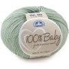 Priadza 100% BABY 50g, pistáciová - odtieň 082