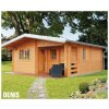 BPP Víkendová drevená chatka Denis 595x595 cm, 80 mm
