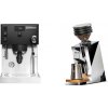Rancilio Silvia PRO X, black + Eureka Mignon Zero 65 Speedy, CR chrome