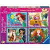 Puzzle sada Ravensburger 4x42 dielikov Disney: Princezné