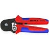 KNIPEX KNIPEX 97 53 14 Automatické lisovacie kliešte pre dutinky do 16mm² s bočným prístupom, šesťhran, 180mm, multikomponentné rukoväťe leštené