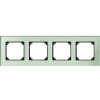 Rámček 4-násobný sklo zelená smaragdová Merten ElegG (Schneider)