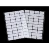 Suchý zips samolepiaci obdĺžnik 15x25 mm Farba: 1 biela