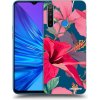 Picasee silikónový prehľadný obal pre Realme 5 - Hibiscus