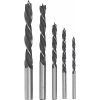 Súprava vrtákov do dreva 4-10 mm, 5dielna