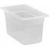 Nádoba z priehľadného polypropylénu GN 1/4, Cambro, GN 1/4, 3,7L, Priehľadná, 162x265x(H)150mm
